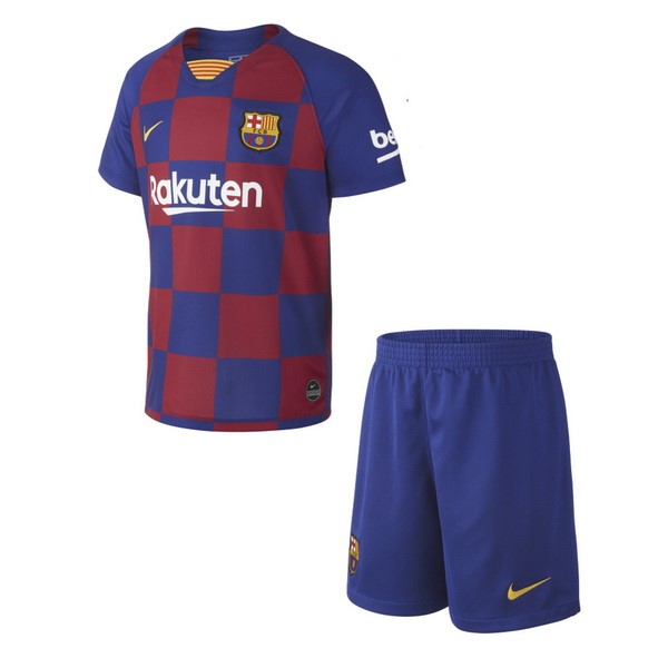 Maillot Football Barcelone Domicile Enfant 2019-20 Bleu Rouge